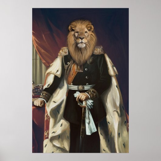 Noble Beasts - Dandy Lion Poster (Voorkant)