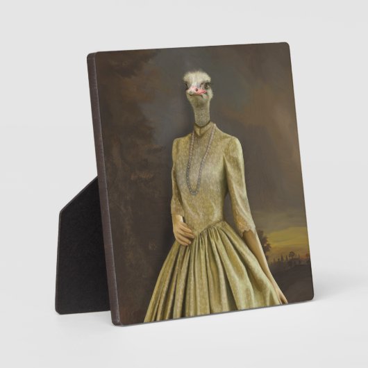 Noble Beasts - Dandy Ostrich Fotoplaat (Voorkant)