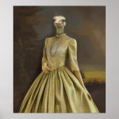 Noble Beasts - Dandy Ostrich Poster (Voorkant)