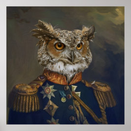 Noble Beasts - Dandy Owl Poster