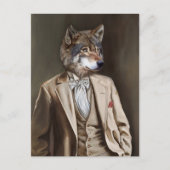 Noble Beasts - Dandy Wolf Briefkaart (Voorkant)