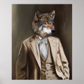 Noble Beasts - Dandy Wolf Poster (Voorkant)