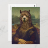 Noble Beasts - Mona Llama Briefkaart (Voorkant / Achterkant)