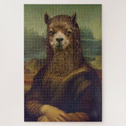 Noble Beasts - Mona Llama Legpuzzel (Verticaal)