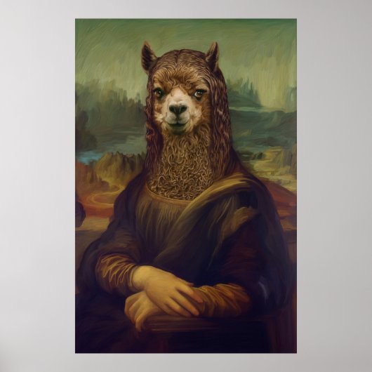 Noble Beasts - Mona Llama Poster (Voorkant)