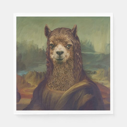 Noble Beasts - Mona Llama  Servet (Voorkant)