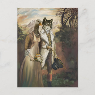 Noble Beasts - Wolf in Sheep's Clothing Briefkaart