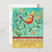 Noble Bird-Briefkaart Briefkaart (Voorkant / Achterkant)