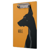 Noble Black Doberman Klembord (Links)