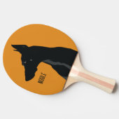 Noble Black Doberman Tafeltennisbatje (Zijkant)