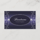 Noble Blue Ombre  olierassen Visitekaartje (Voorkant)