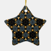 Noble Boxer Dog Star-Ornament Keramisch Ornament (Achterkant)