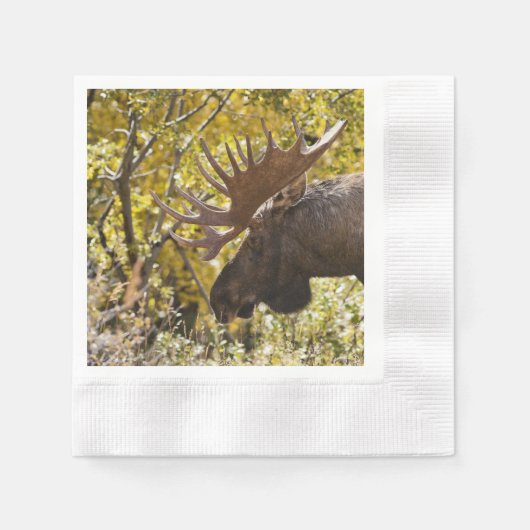 Noble Bull Moose Servet (Voorkant)