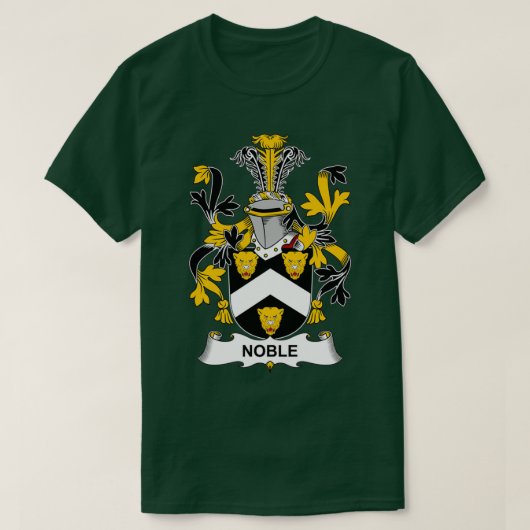 Noble Coat of Arms Family Crest  T-shirt (Design voorkant)