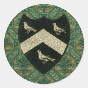 Noble Crest II Ronde Sticker