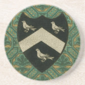 Noble Crest II Zandsteen Onderzetter (Voorkant)