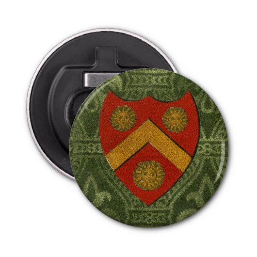 Noble Crest V Button Flesopener (Voorkant)