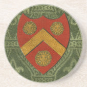Noble Crest V Zandsteen Onderzetter (Voorkant)