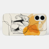 Noble Elephant Grace iPhone / iPad-hoesje Case-Mate iPhone Case (Achterkant (horizontaal))