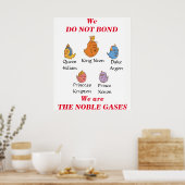 Noble Gases Poster (Keuken)