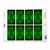 Noble Gentlemen Knights Crest Groen Bierlabel Etiket (Full Sheet)