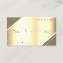 Noble Gold Effect Luxury Style Professional Visitekaartje