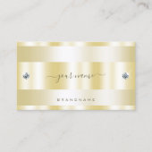 Noble Gold Effect met luchtige neushoorns Visitekaartje (Voorkant)