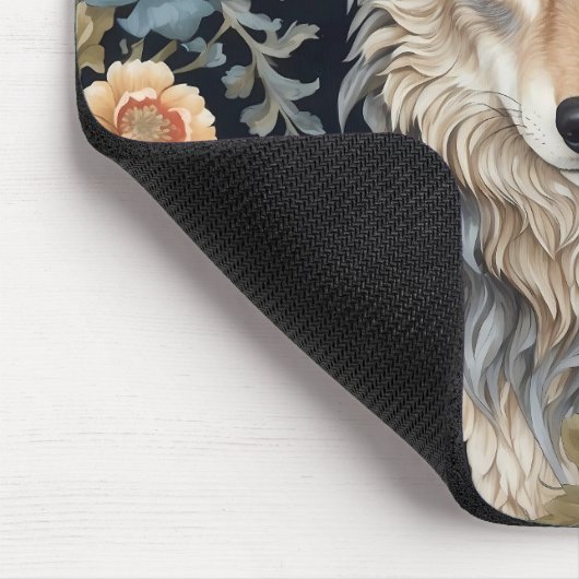 Noble Grey Wolf William Morris geïnspireerd Muismat (Hoek)