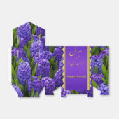 Noble Happy Noroez Hyacinten - Favor Box Tent Bedankdoosjes (Uitgevouwen)