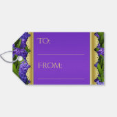 Noble Happy Norooz Hyacinths - Gift Label Cadeaulabel (Achterkant Horizontaal)