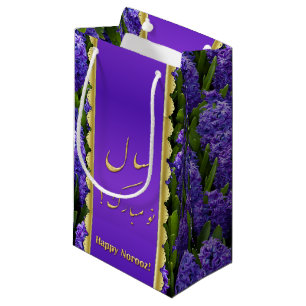 Noble Happy Norooz Hyacinths - Small Gift Bag Klein Cadeauzakje