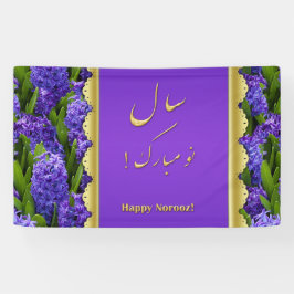 Noble Happy Norooz Hyacinths Spandoek