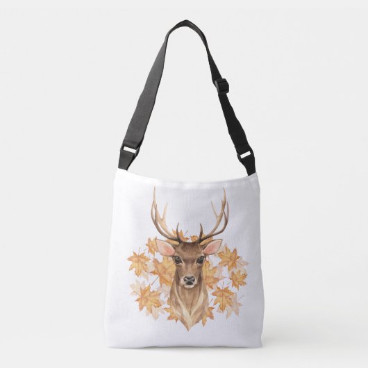 Noble hert. herfst crossbody tas (Voorkant)