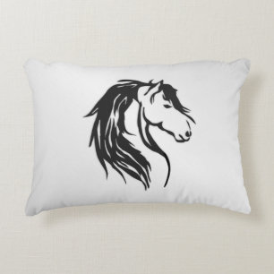 Noble Horse Head Accent Kussen