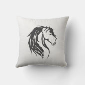 Noble Horse Head Buitenkussen (Achterkant)