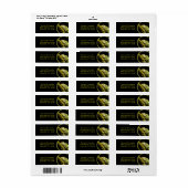Noble Iguana retouradreslabels Etiket (Full Sheet)