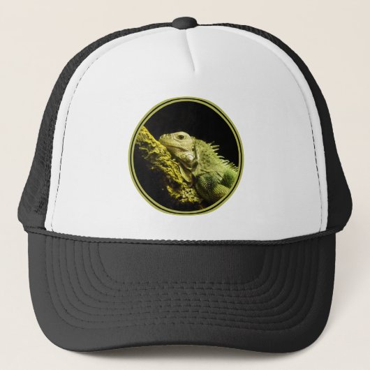 Noble Iguana Trucker Hat Trucker Pet (Voorkant)