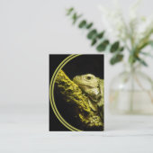 Noble Iguana Visitekaartje (Staand voorkant)