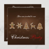 Noble Kerstontbijtkoekjes Kaart (Voorkant / Achterkant)