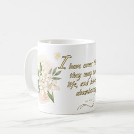 Noble Life Mug: 'John 10:10 Koffiemok