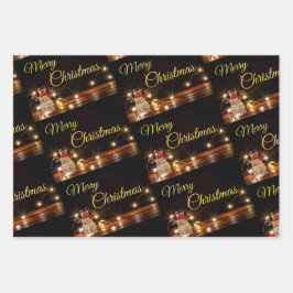 Noble Merry kerstcadeau inpakpapier! Inpakpapier Vel