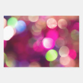 Noble mousserende bokeh lampjes! inpakpapier vel (Voorkant 3)