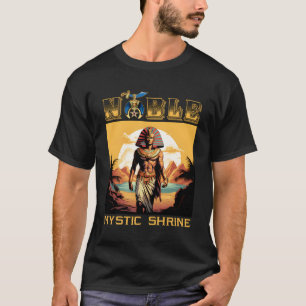 Noble Mystic Shriners Egyptische Farao Piramides F T-shirt
