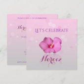 Noble Persian Nieuwjaar Bloom - Uitnodiging (Voorkant / Achterkant)