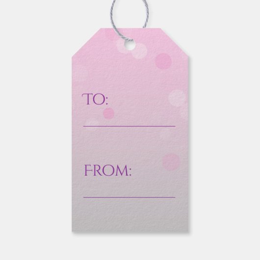 Noble Perzische Nieuwjaarsbloei - Gift Label Cadeaulabel (Achterkant)