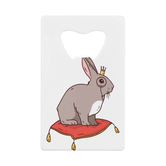 Noble Rabbit Creditkaart Flessenopener (Voorkant)