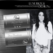 Noble Shimmery Silver Sparkle Diamonds toevoegen L Visitekaartje