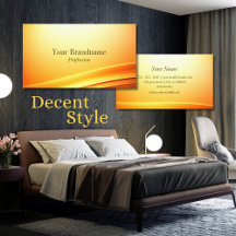 Noble Shimmery Sinaasappel gebogen Decor Inspirere