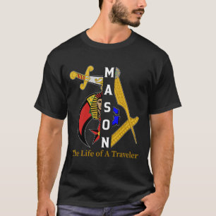 Noble Shriner Mason Het leven van de reiziger Vrij T-shirt