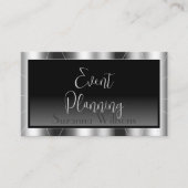 Noble Silver Lijst Black gradiënt oogvangst Visitekaartje (Voorkant)